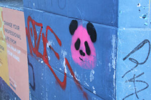 Image of wall art around Brewer Street