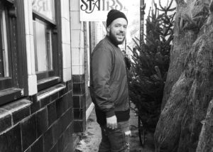 Keith Anderson choosing christmas tree