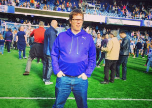 Treve Ripley at the football