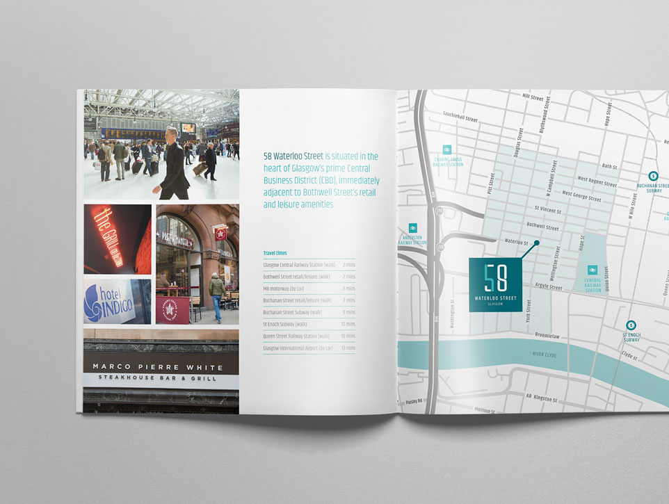 58 Waterloo Street Brochure design