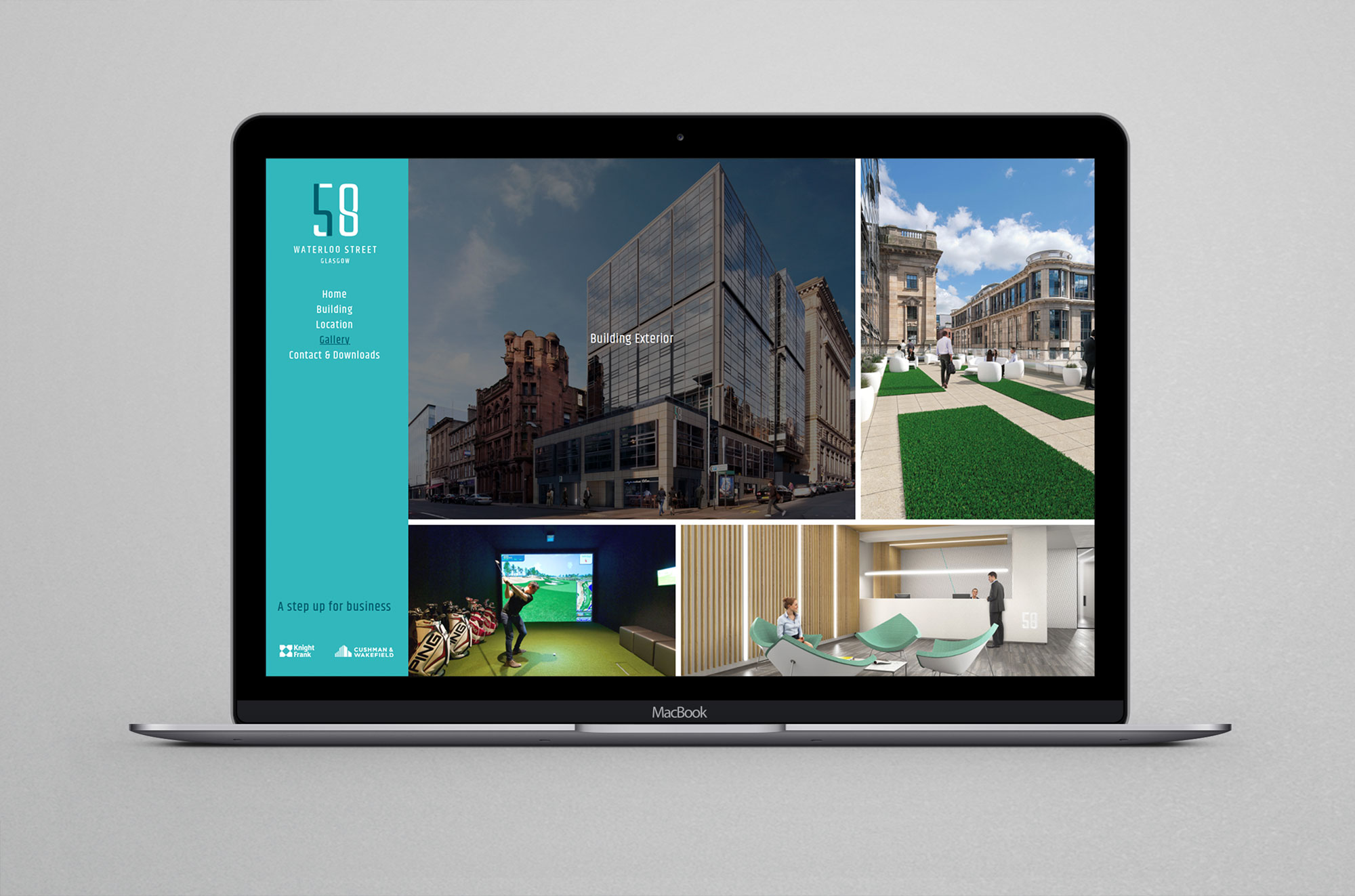 58 Waterloo Street website design