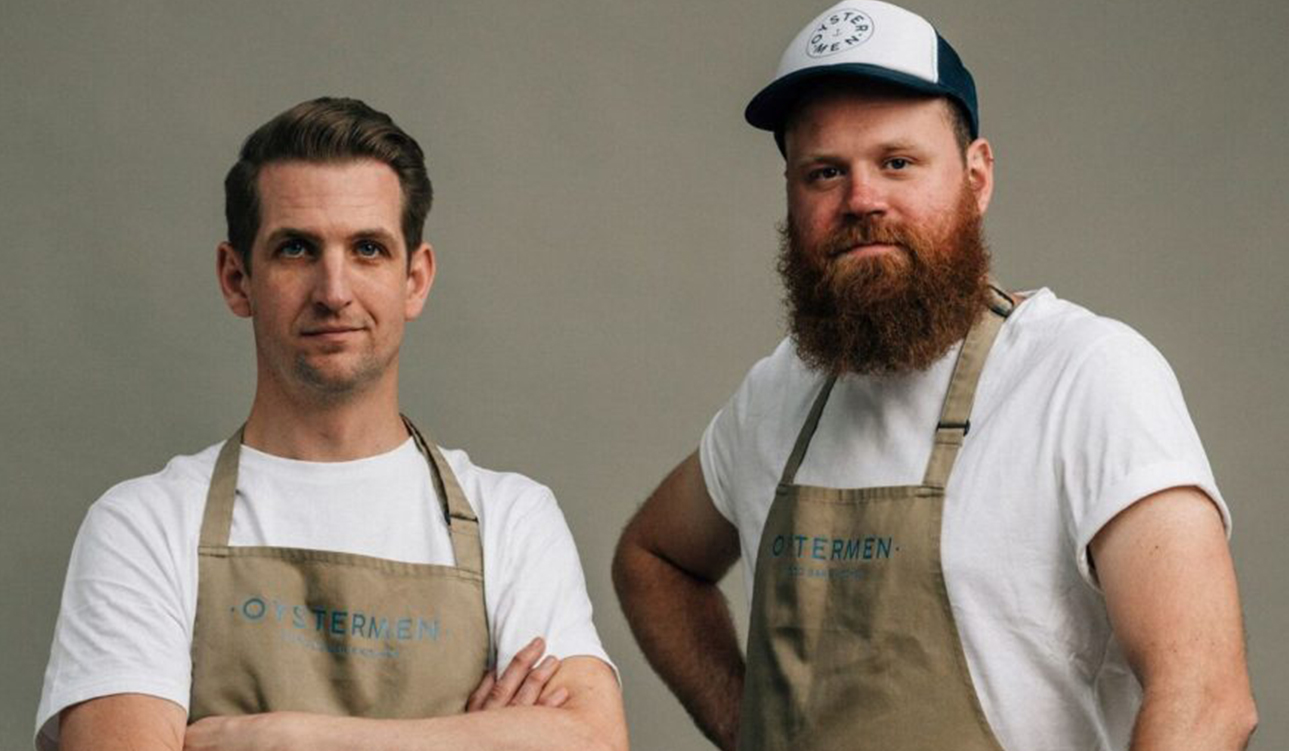 Rob Hampton and Matt Lovell at the Oystermen