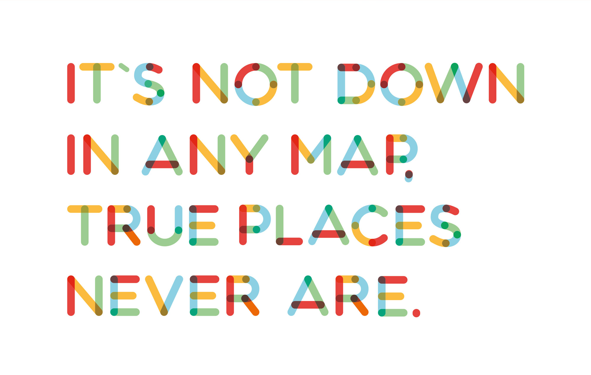 True Place Graphic Illustration