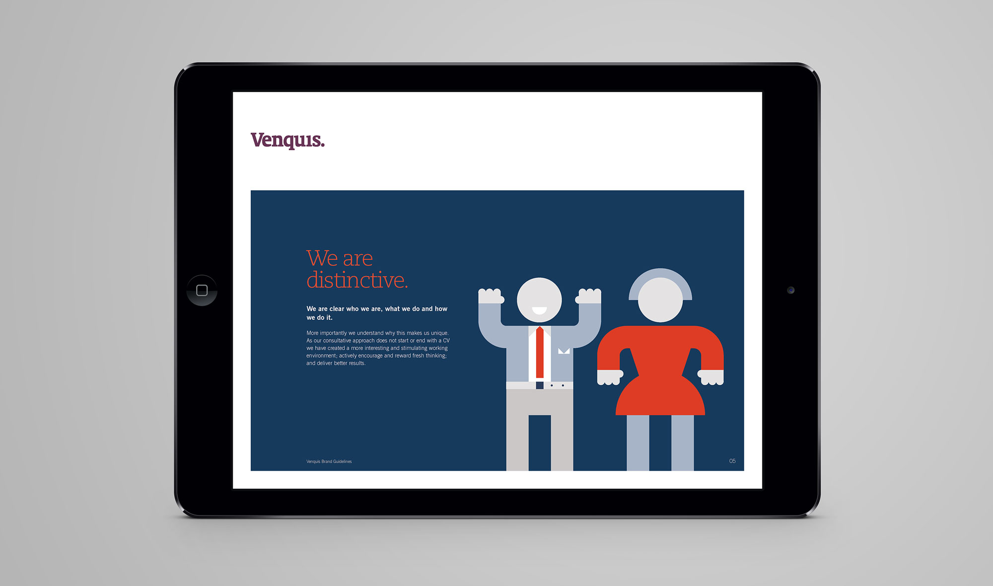 Venquis website design
