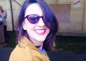 Lou with lovely sungalsses. The stylish lady of TurnbullRipley Creative Agency