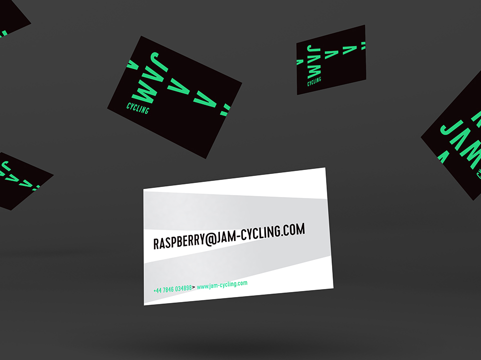 Jam Cycling business card